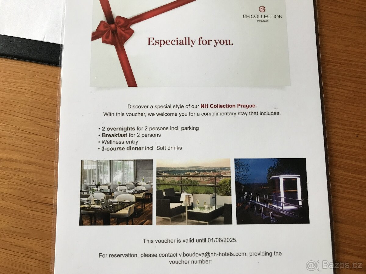 Voucher do hotelu NH Collection Prague