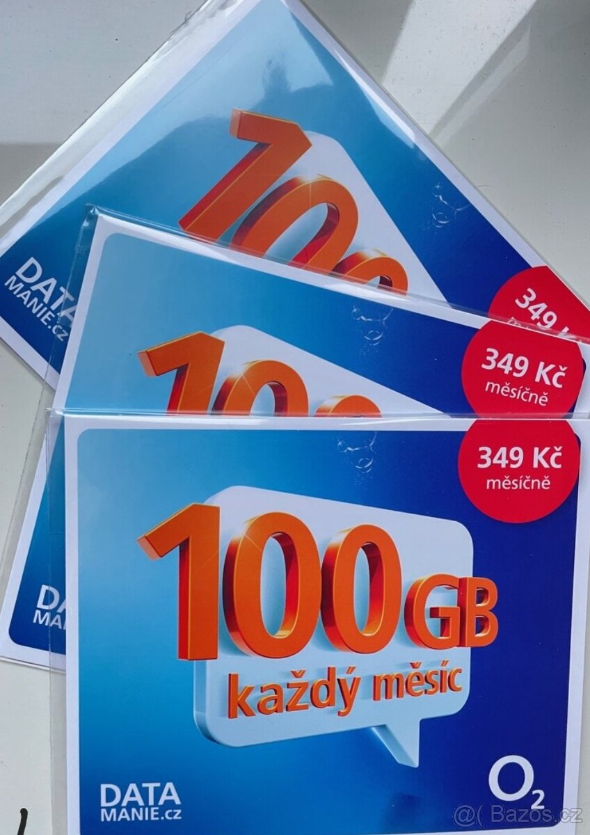 SIM O2 Datamanie 100GB internetu