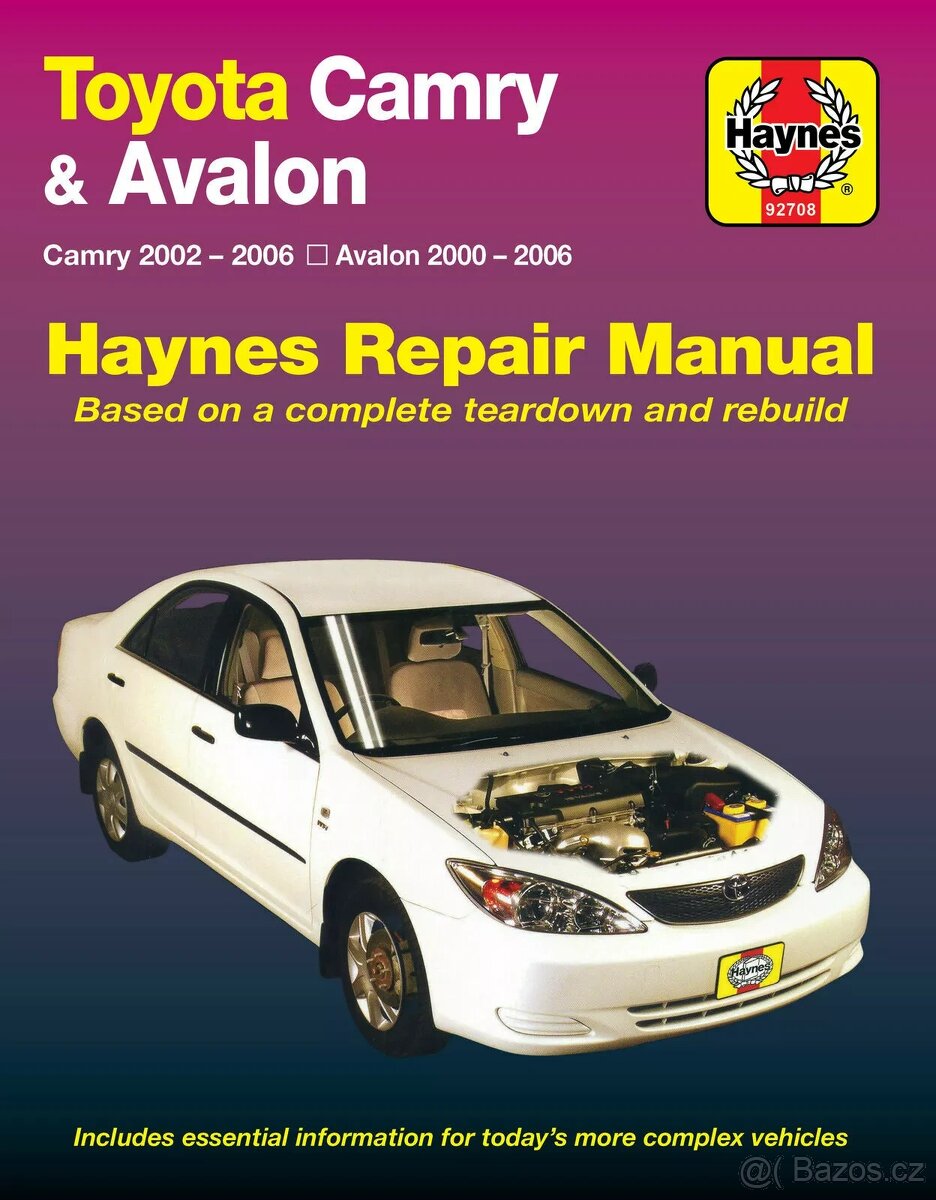 Toyota Camry a Avalon 2002-2006 - opravárenský manuál