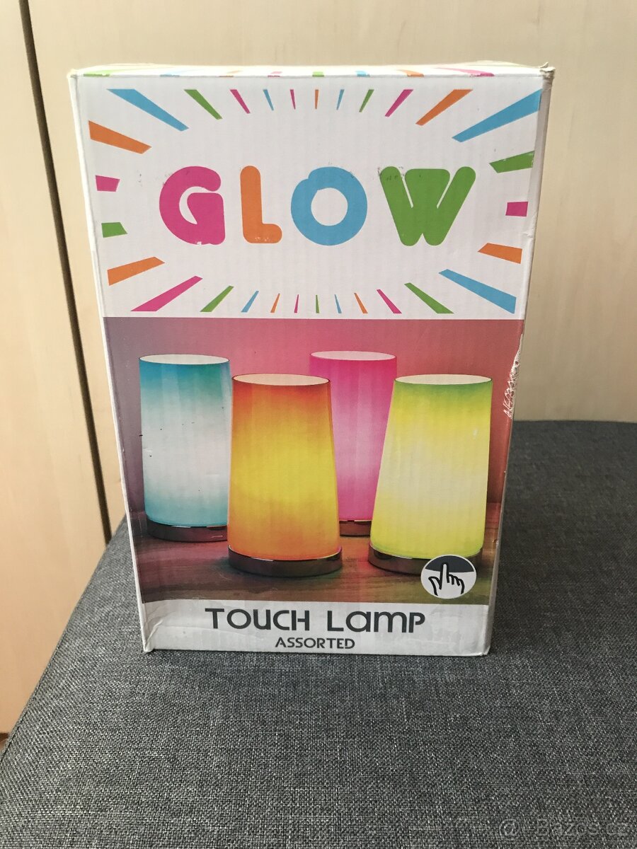 dotyková stolní lampa - modrá