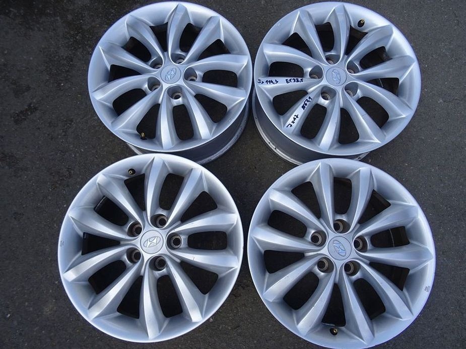 Alu disky origo Hyundai 17", 5x114.3, ET 38,5, šíře 7J