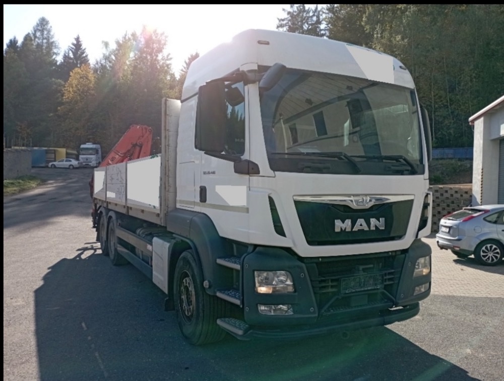 MAN TGX 26.480 - hydraulická ruka
