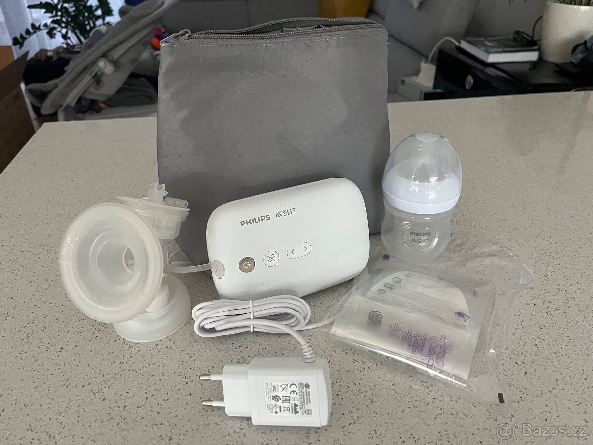 Philips AVENT elektrická odsávačka Premium nabíjecí SCF396/3