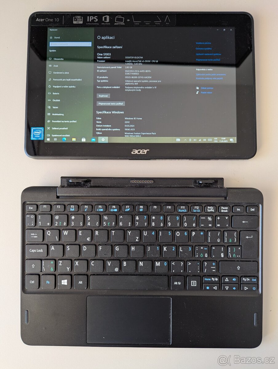 Acer Aspire ONE 10 - 2 in 1 (tablet + notebook)
