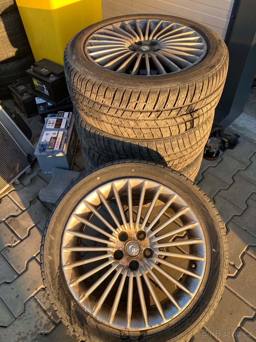 ALU disky, pneu R18 Jaguar Barum polaris 5