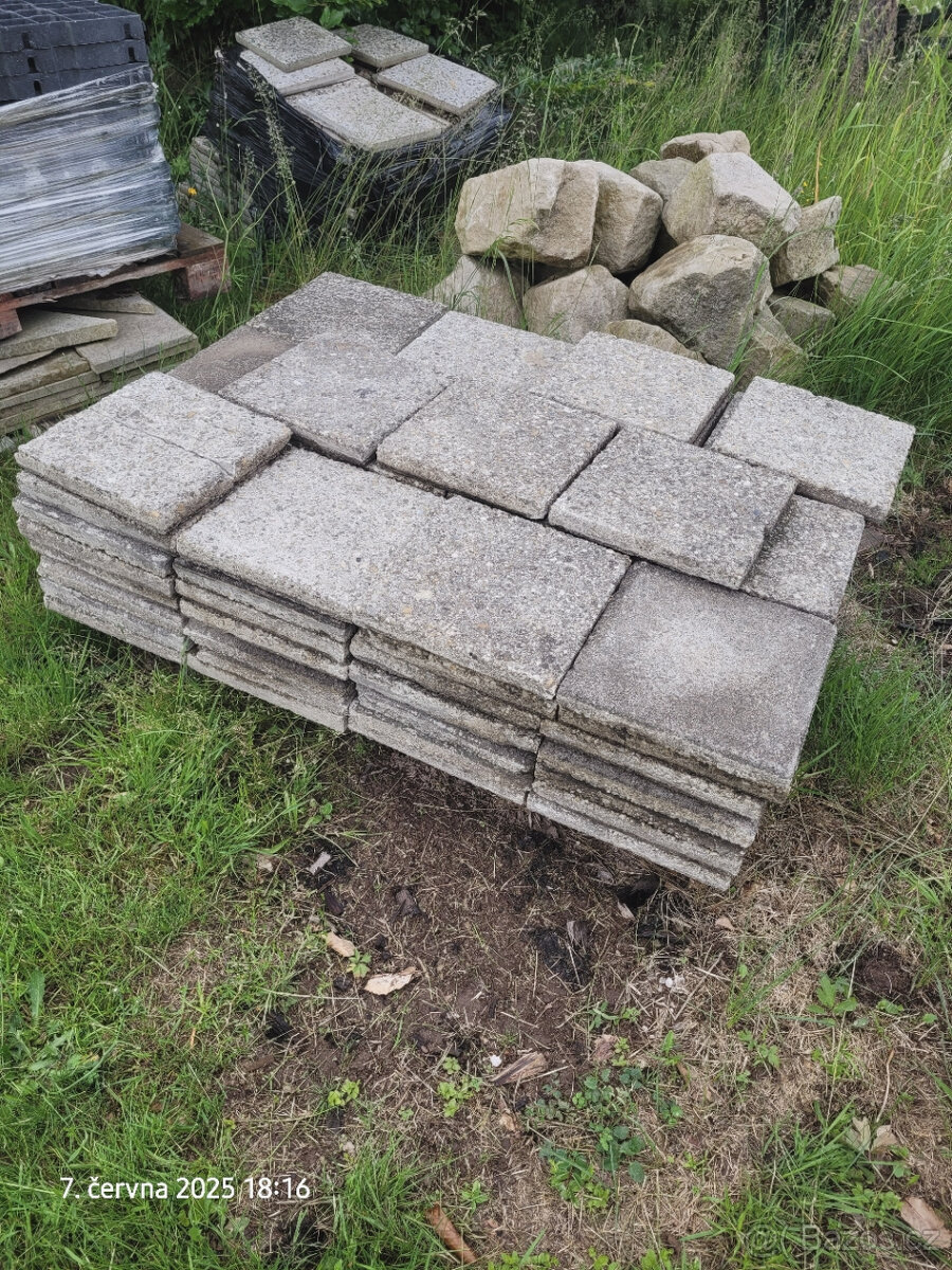 betonové dlaždice 33x33 teraso