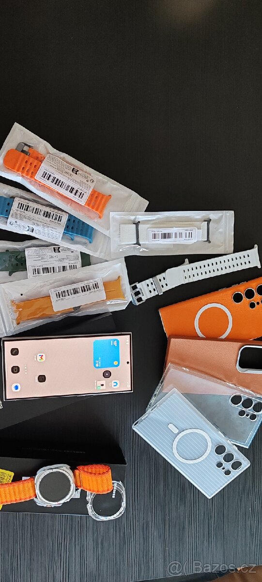 Samsung Galaxy s24 Ultra plus Samsung watch ultra