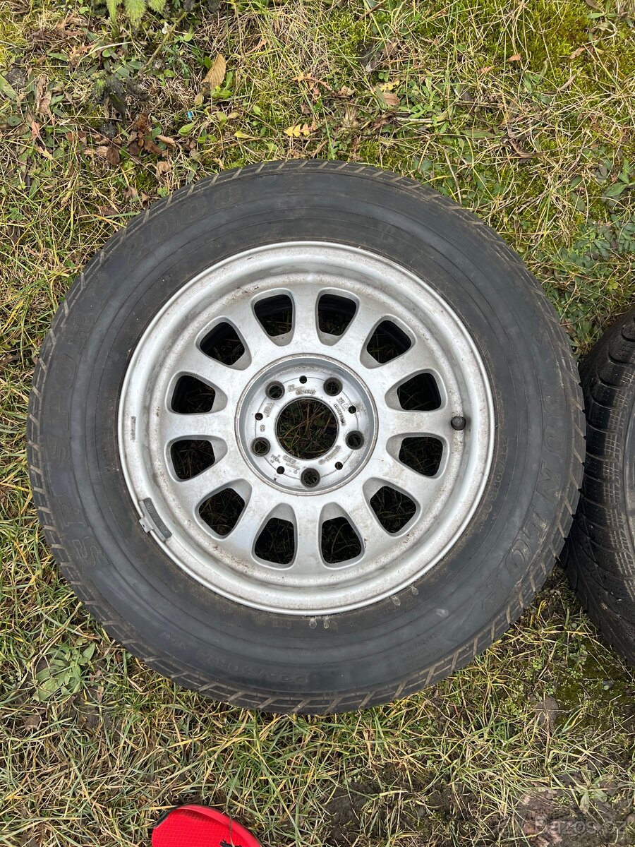 Prodám ALU kola a zimní pneu 205/65 r15