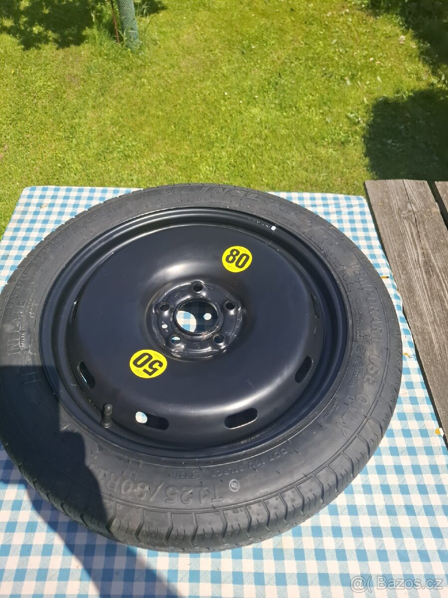 Prodám nové nepoužité dojezdové kolo VW