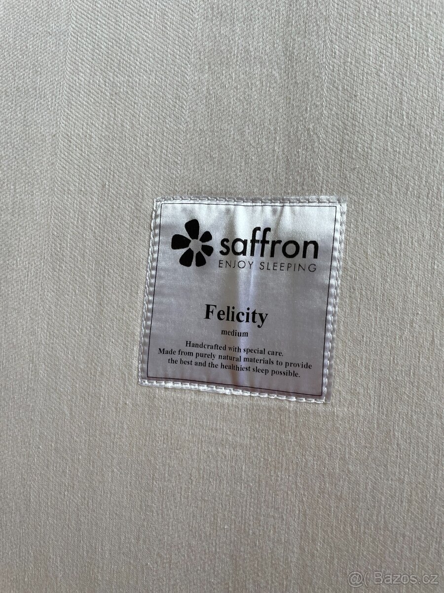 Matrace na postel + chránič – SAFFRON (160x200) - prémiová k