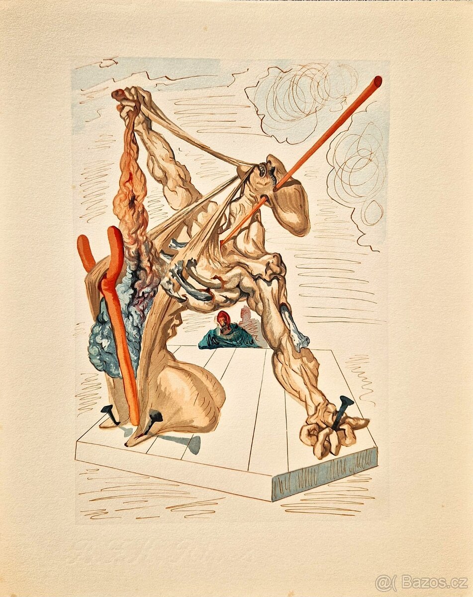 SALVADOR DALI - 8. kruh pekla (Dante-Božská komédia)surreal