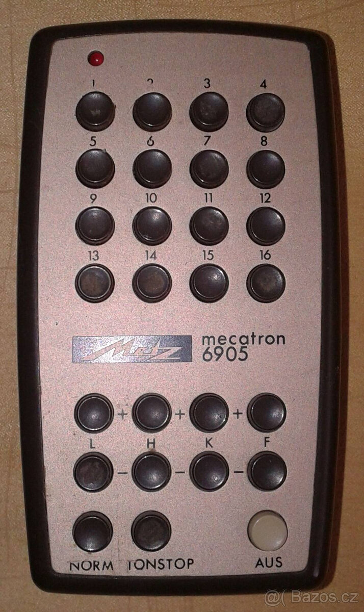 Dálkový ovladač retro Metz Mecatron 6905