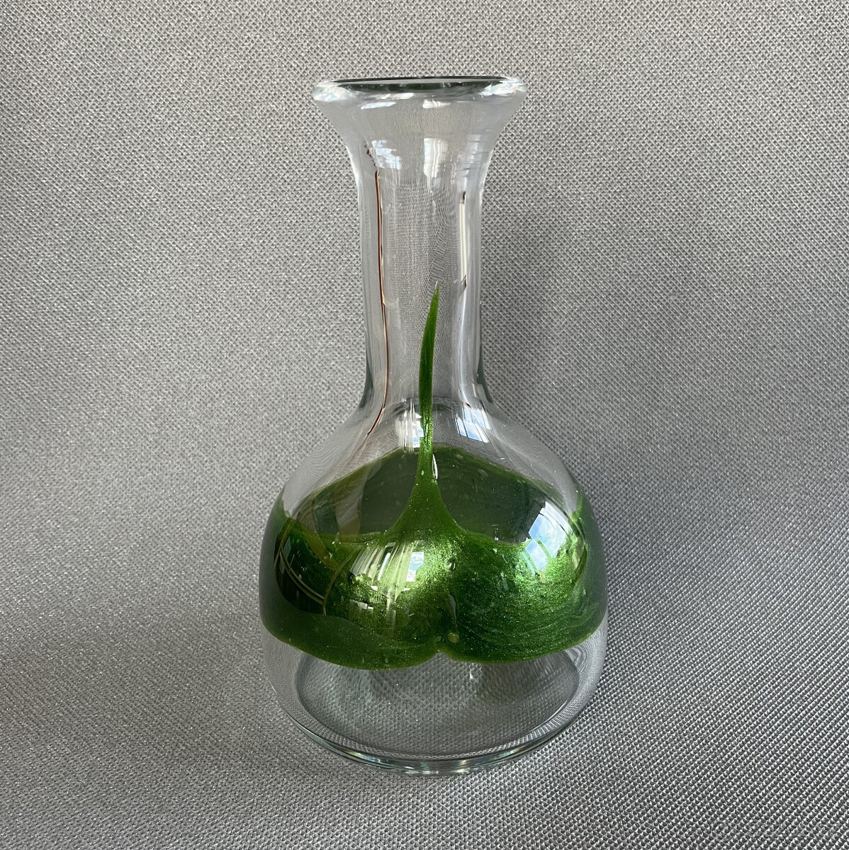 Rosenthal Designová váza, karafa 23 cm, hutní sklo