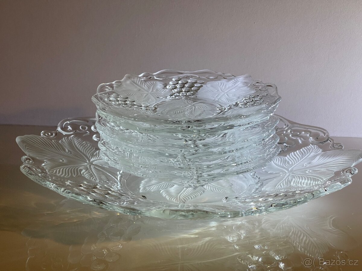 Sada servírovací  dezertní, dortová, 7ks