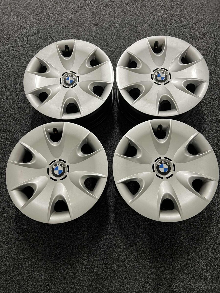BMW originál plech. disky s poklicemi - NOVÉ