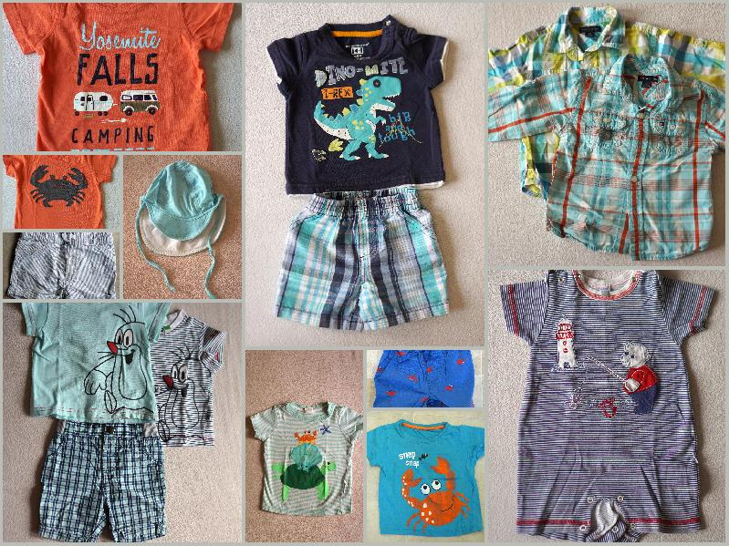 Letní oblečení pro kluky 6M,9M,12M