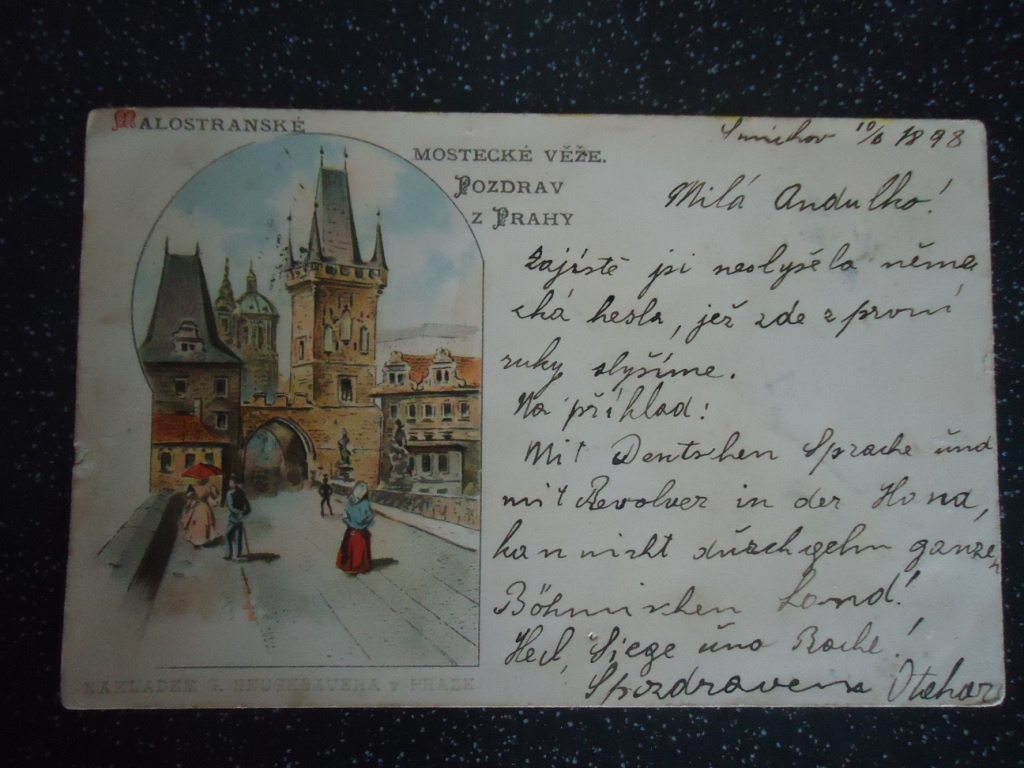 Pohlednice barevné i černobílé od roku 1895