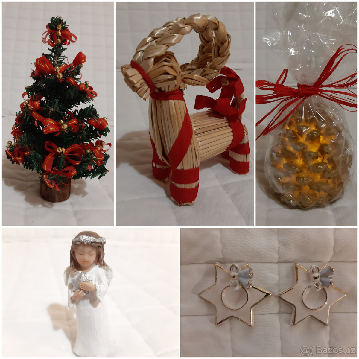 Vánoční drobná dekorace, různé druhy