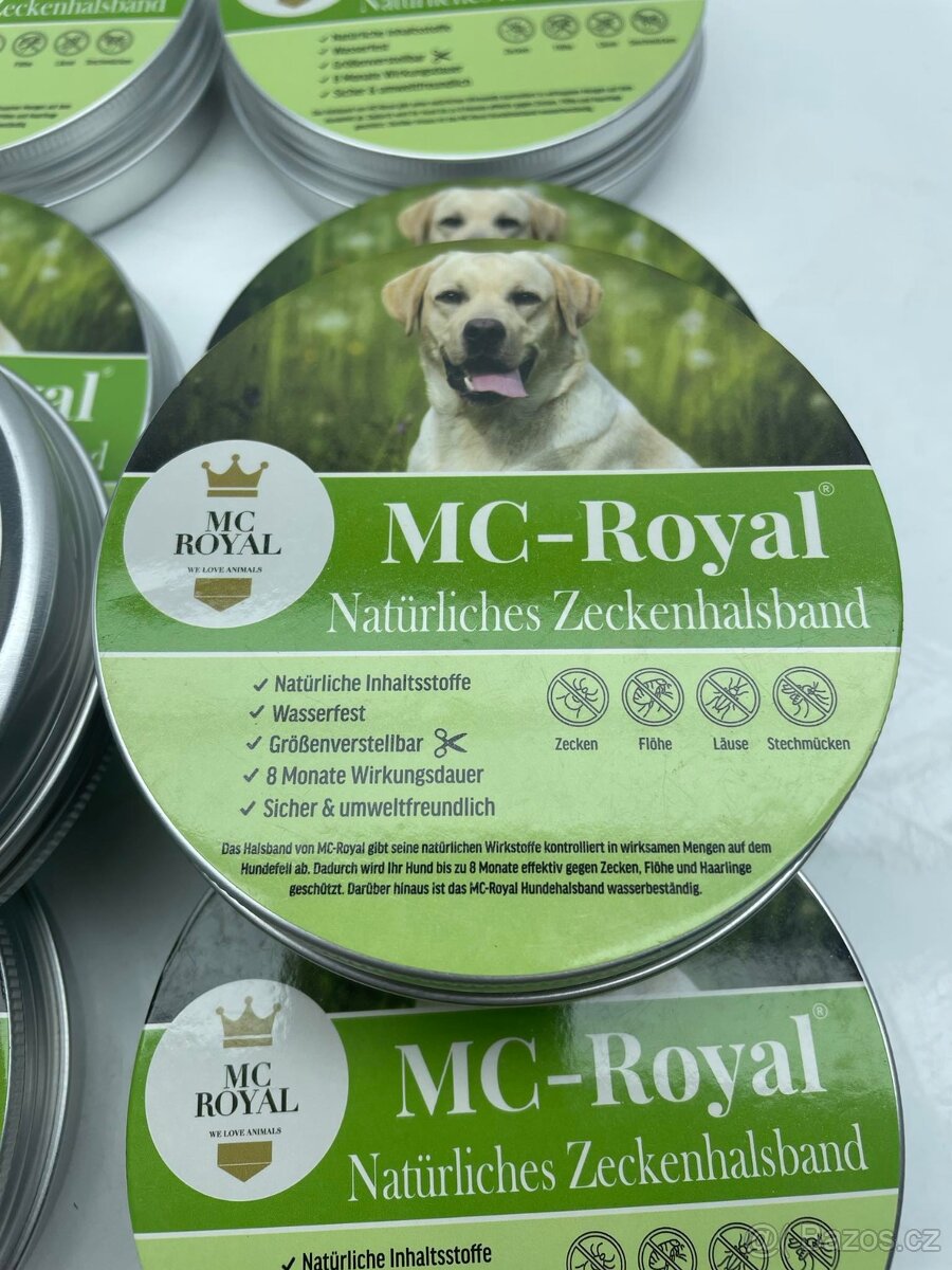 Antiparazitní obojek vyrobeno v Německu likvidace obchodu