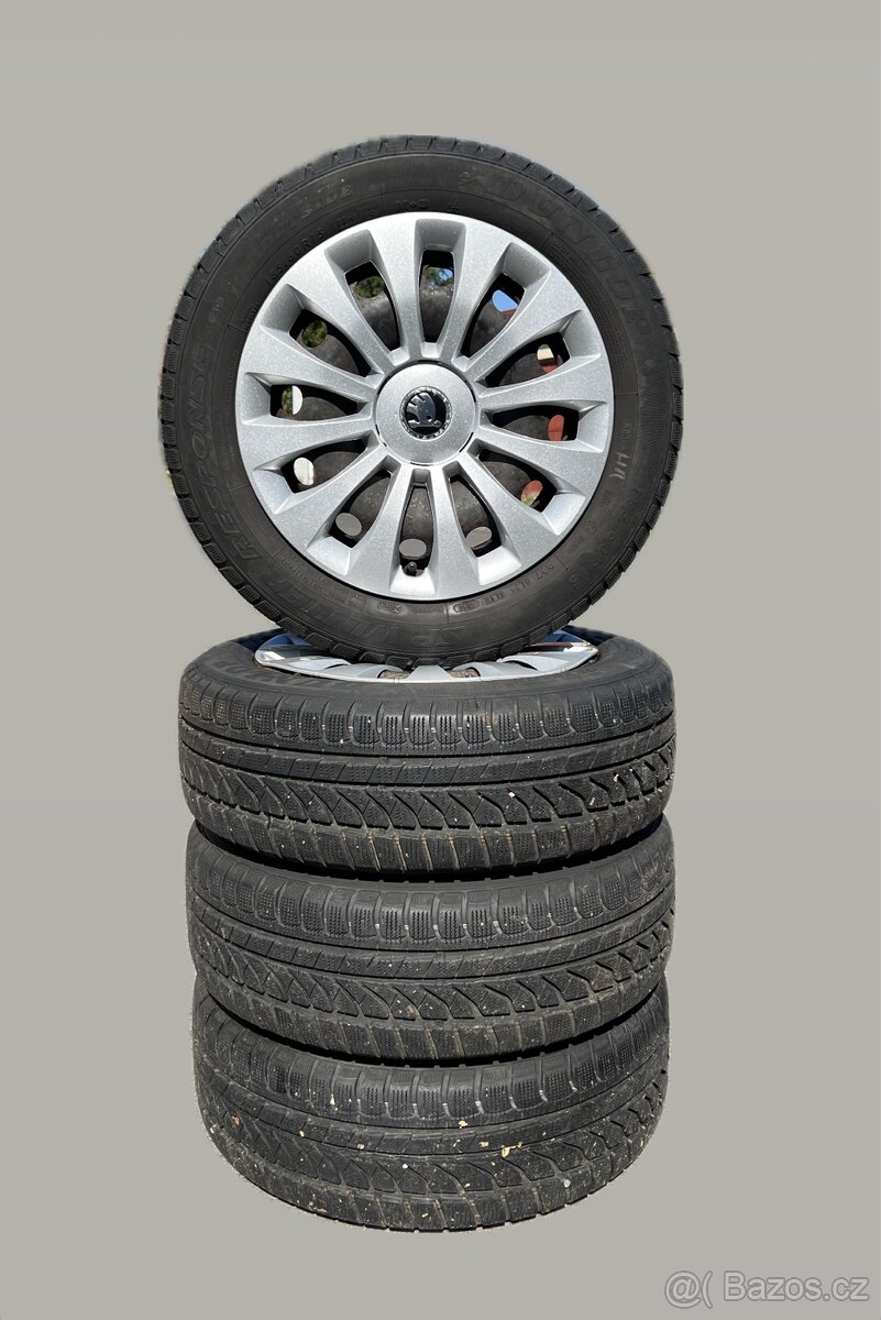 185/60 R15 5X100 Dunlop 5,5mm