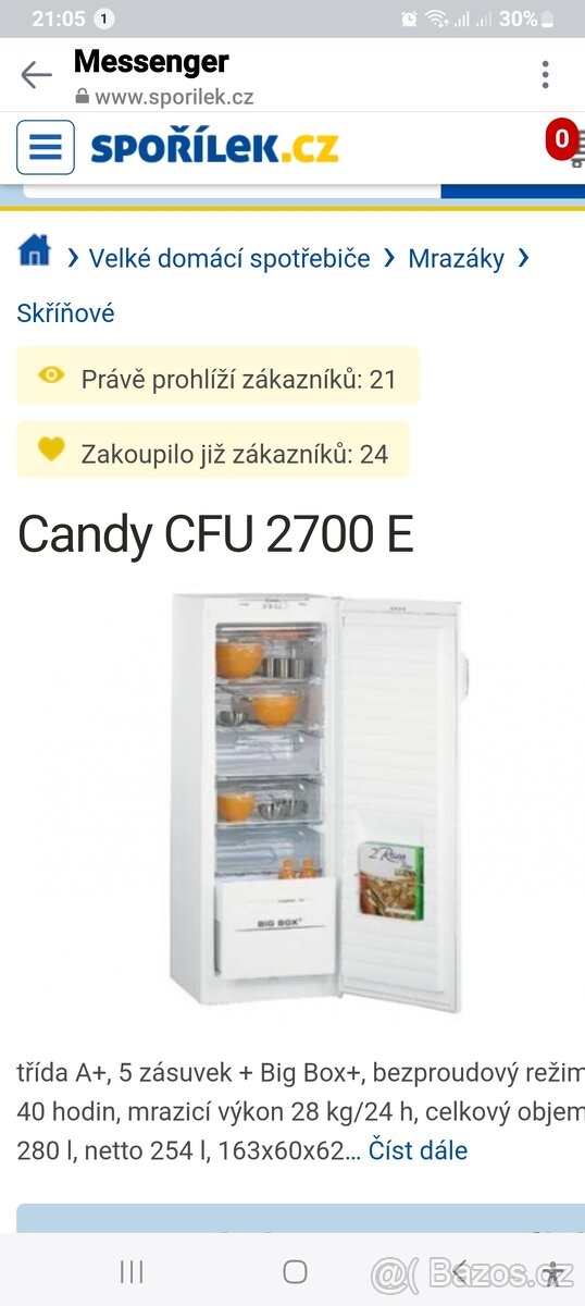 Šuplikový mrazak