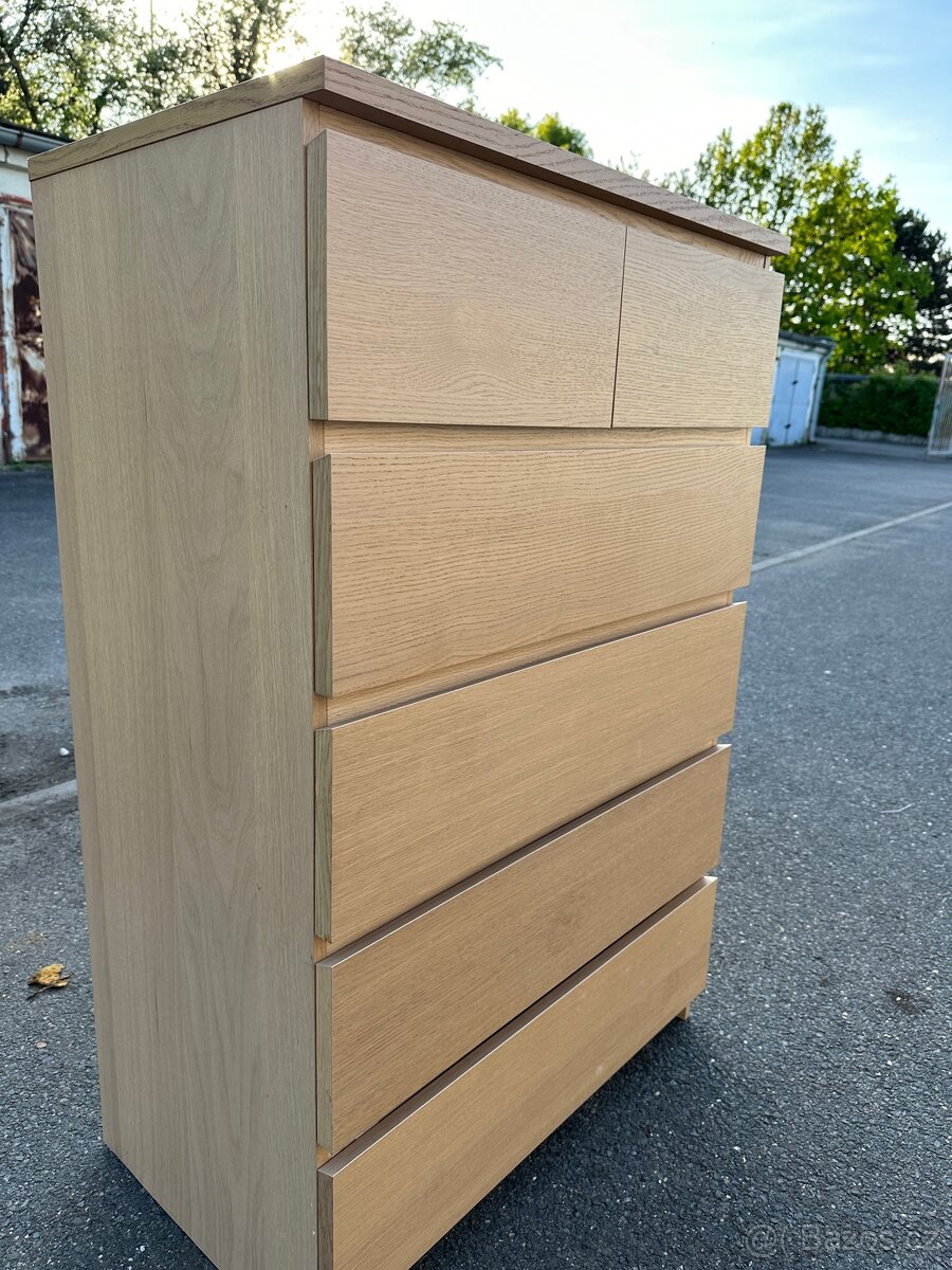 Komoda Ikea Malm se 6 zásuvkami