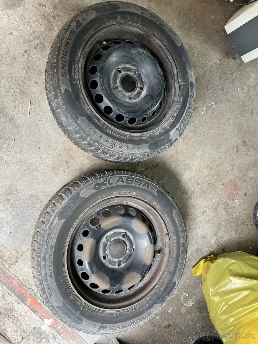 2x kompletni kolo 195/65 R15 6,5Jx15H2 ET43