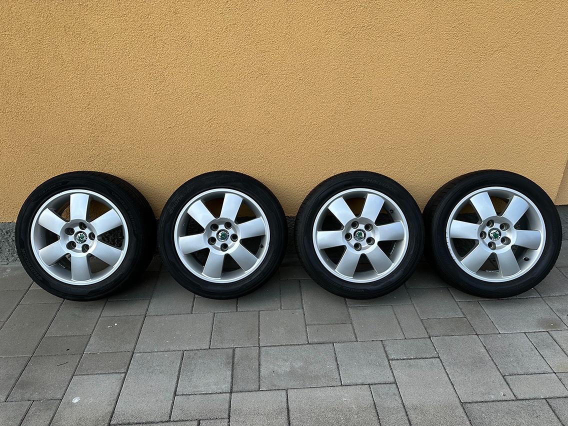 Letní alu kola Škoda 6Jx15 H2 ET43