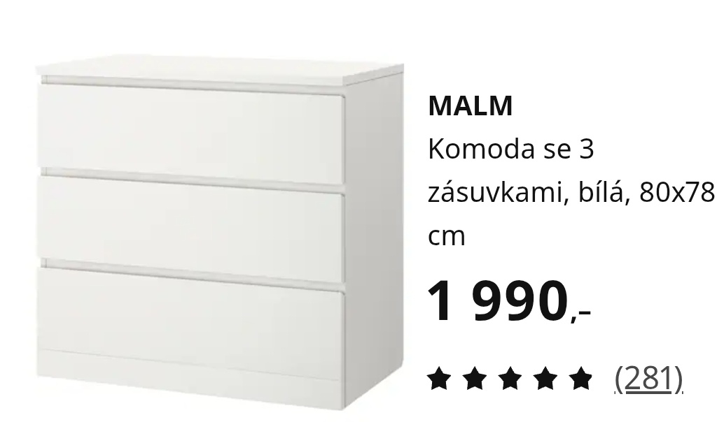 Komoda Malm
