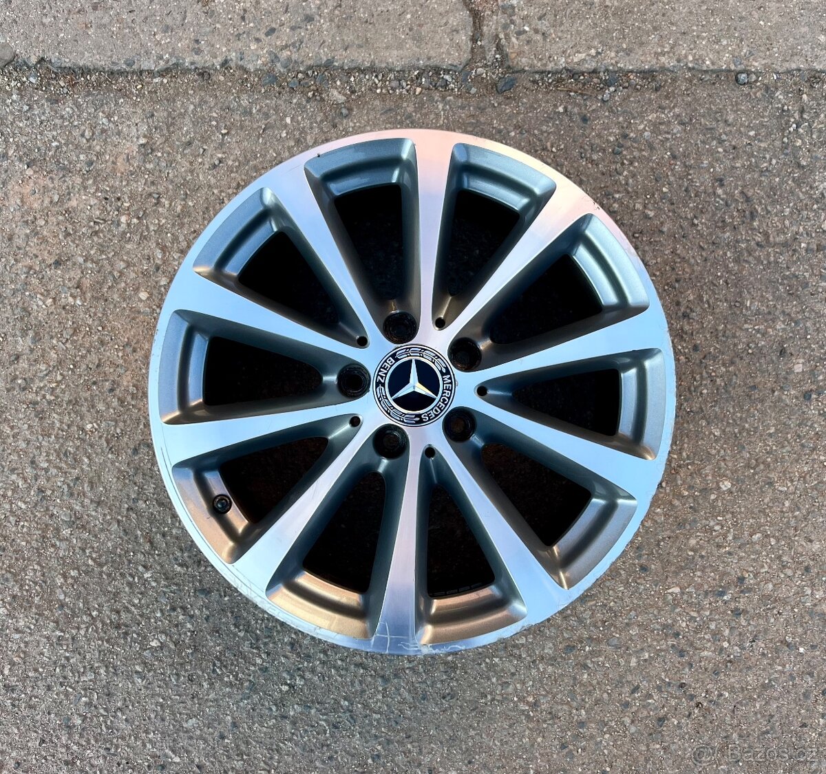 Originál kola Mercedes-Benz 5x112 R17, Čidla TPMS