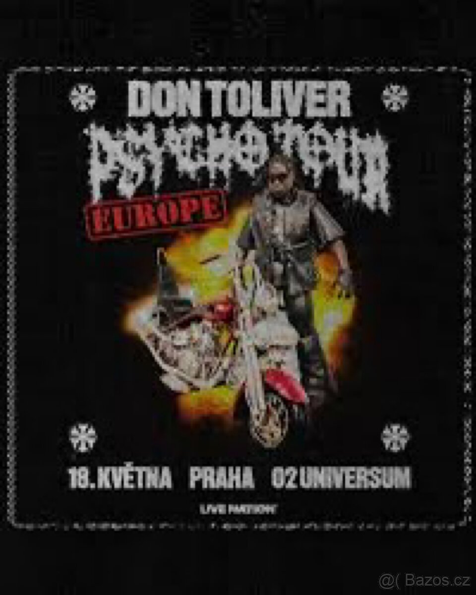 Don toliver 2 lístky na stání