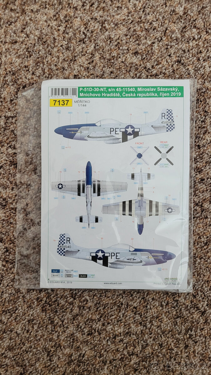 P-51D-30-NT, Eduard 1:144