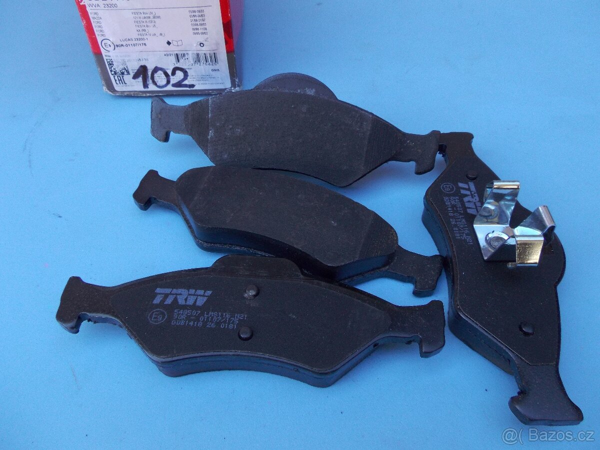 Brzdové destičky Brembo - Ford, ...