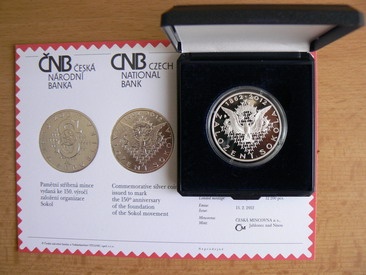 Pamětní mince 200Kč 2012 Sokol proof