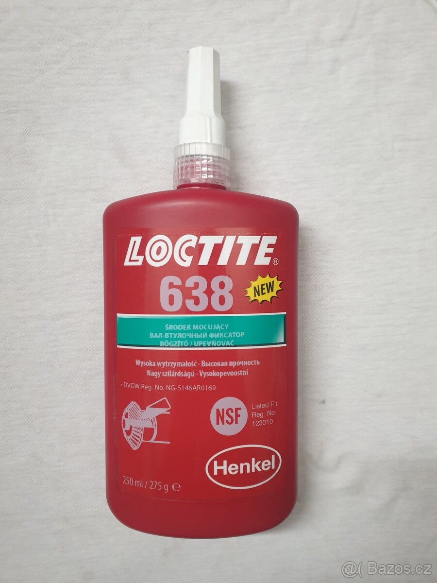 lepidlo 638 Loctite 250ml - po expiraci