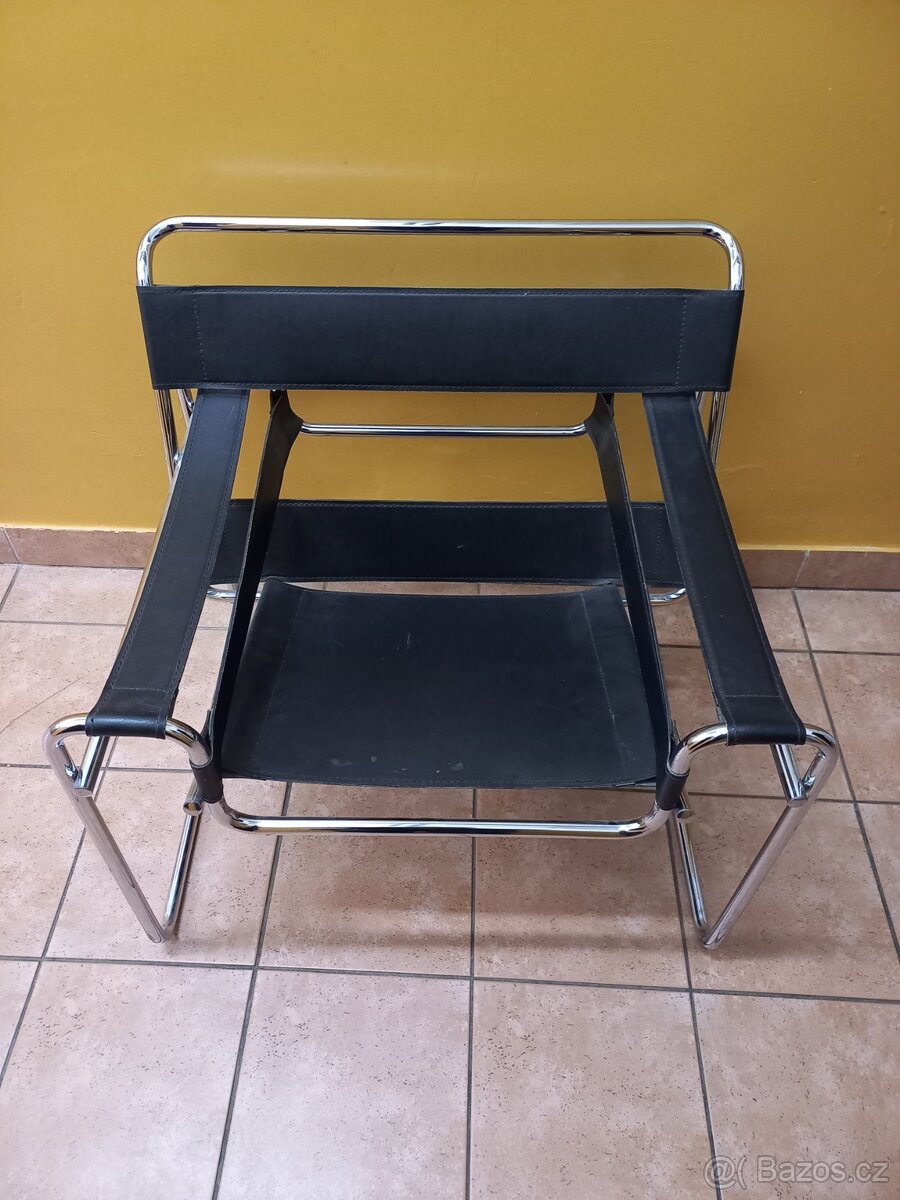 Prodám chromovaná retro křesla