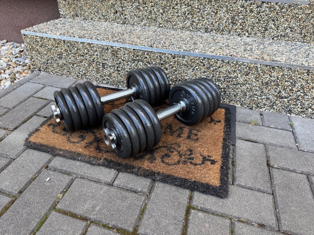 Nakládací činky 2x19kg