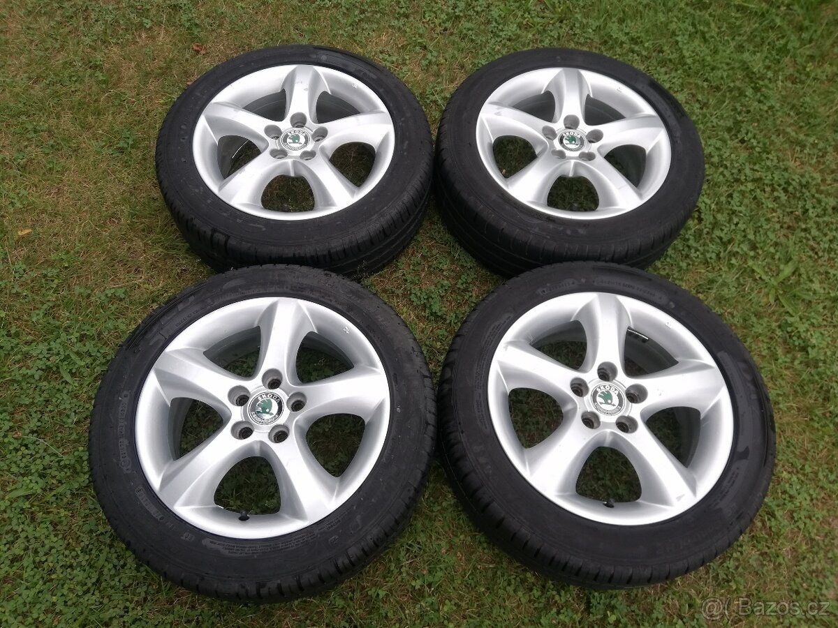 alu Škoda Roomster,Fabia II,Fabia I,letní 185/55/15