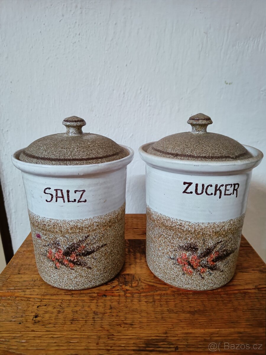 Dózy na sůl + cukr