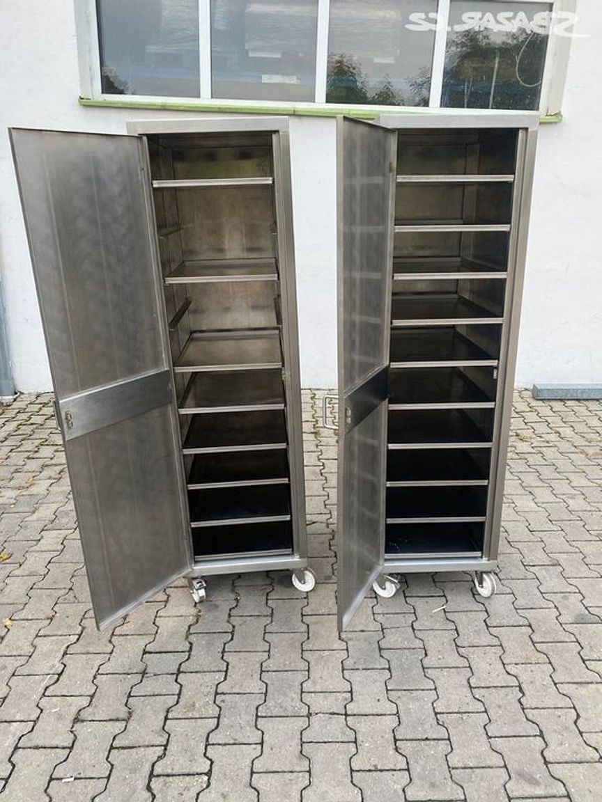 Nerezový vozík 52x65x183cm