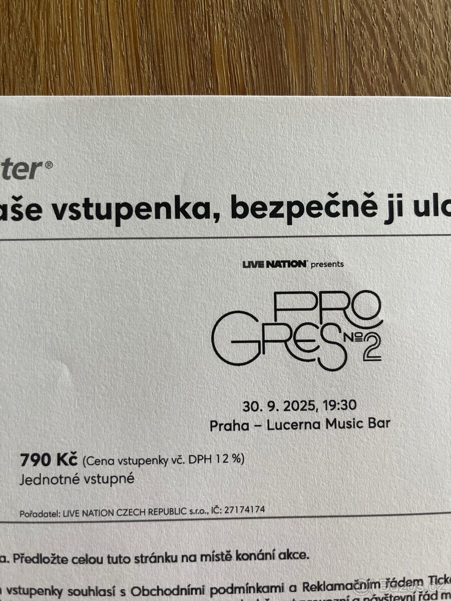 Progres 2 30.9.2025 Lucerna Music Bar
