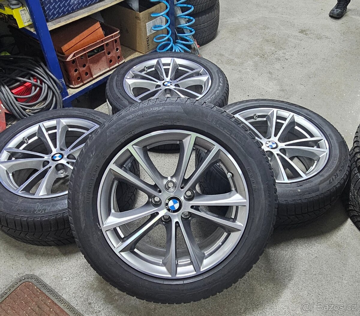 Alu kola 5x112 R17 Zimní Pneu 225/55/R17