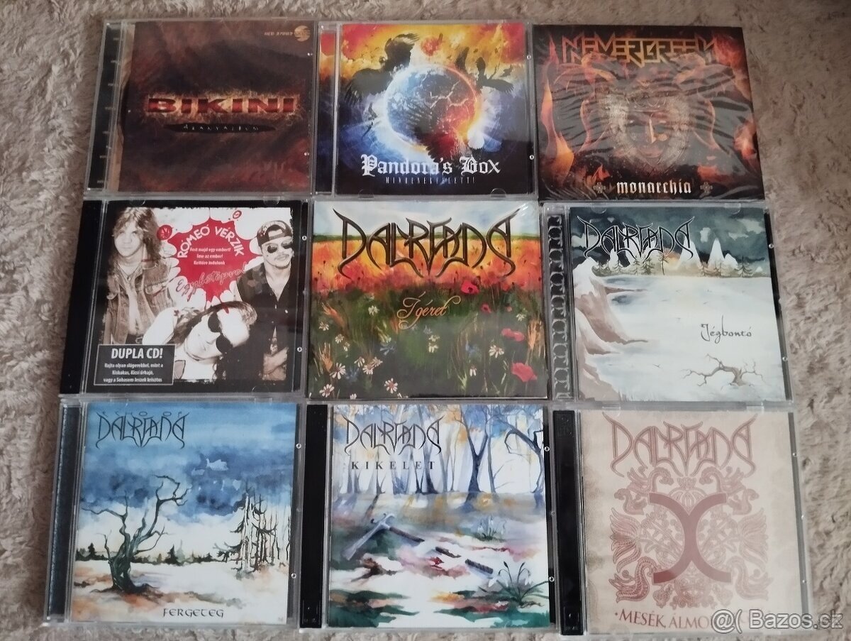 Maďarské CD Metal,Rock 1