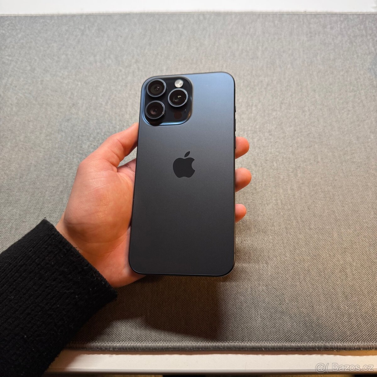 APPLE IPHONE 15 PRO MAX 256GB - MODRÝ TITAN, 100% BATERIE