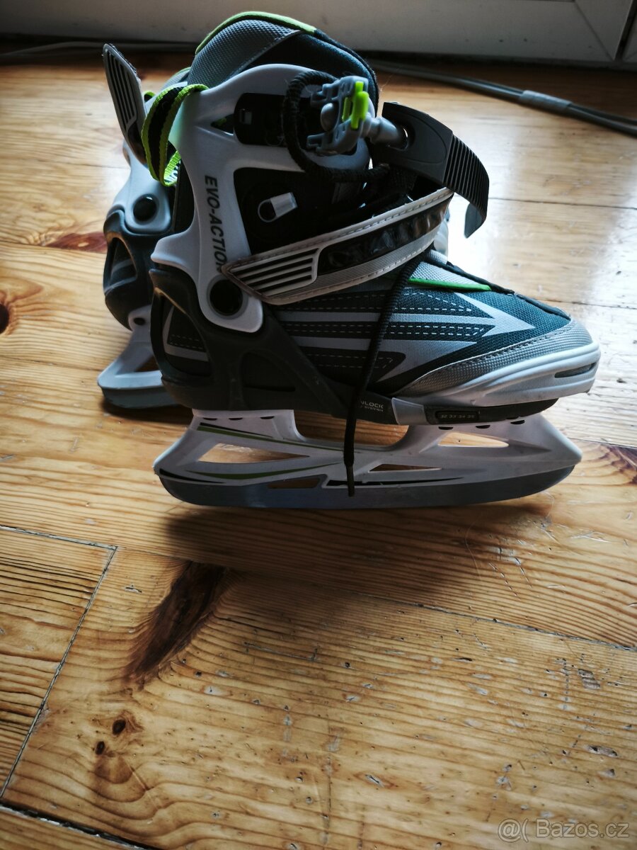 Dětské nastavitelné lední brusle