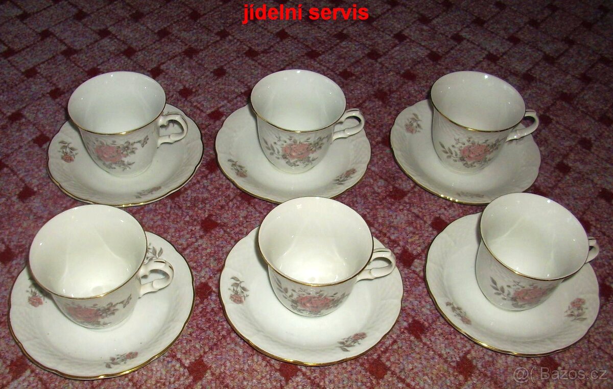 jídelní a kávová souprava