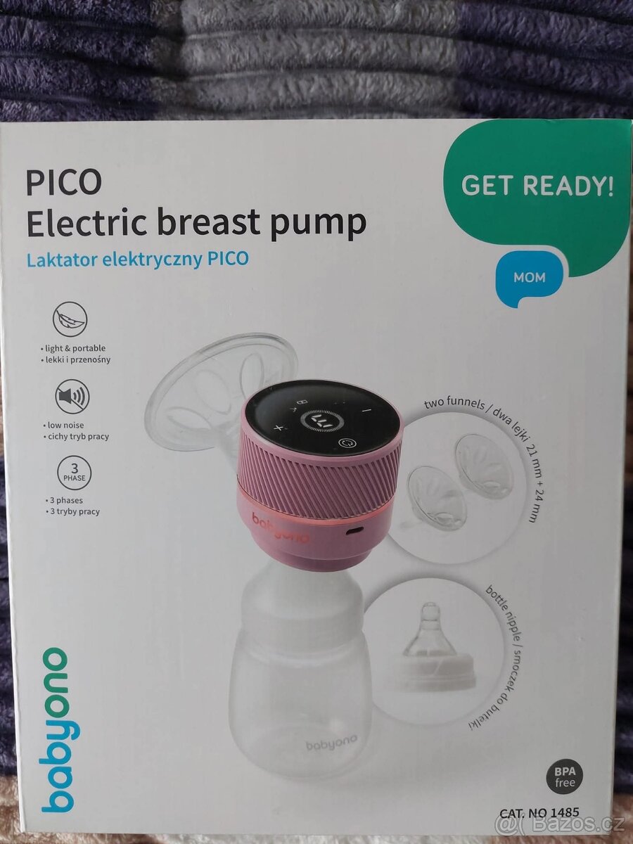 Elektrická odsávačka +sběrače mateřského mléka