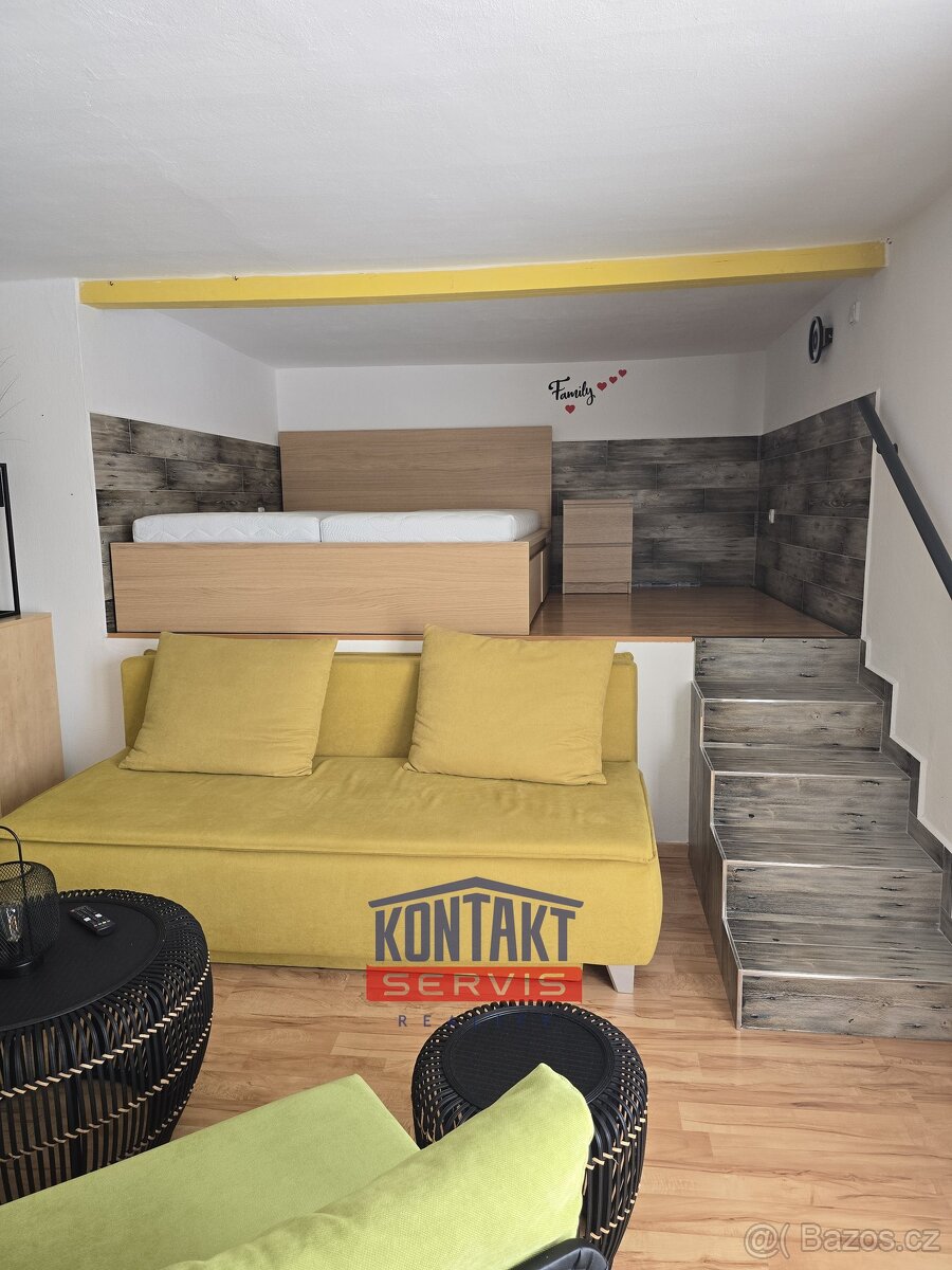 Pronájem vybaveného bytu 1+kk 39 m², Hluboká nad Vltavou