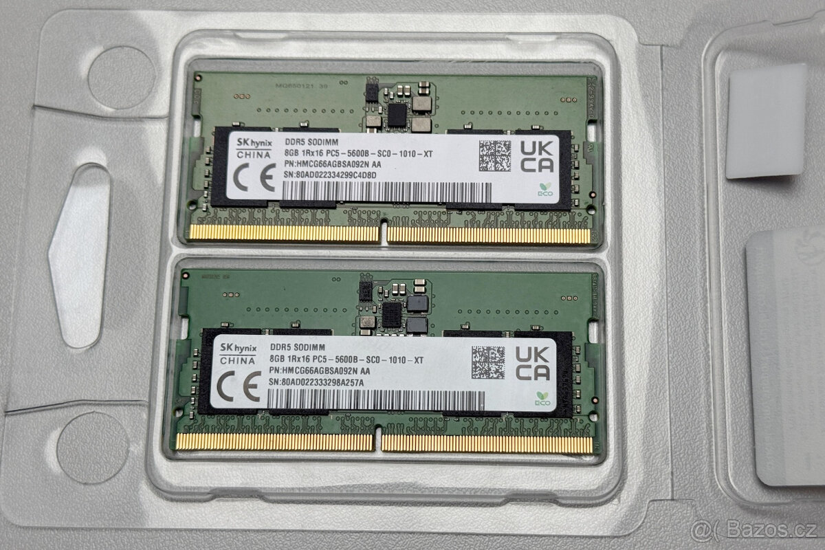 Hynix 2x 8GB DDR5 5600 SODIMM pro notebook