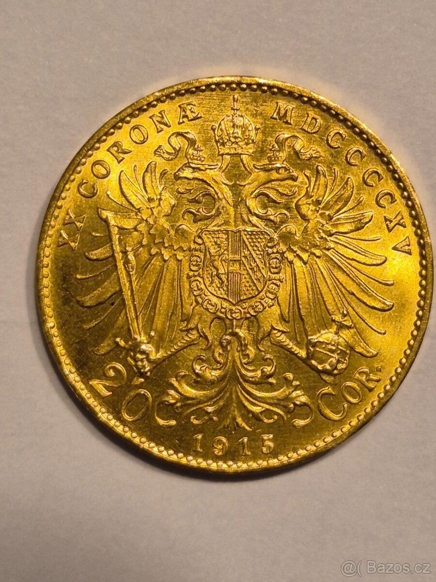 Au 20 korun 1915 RU
